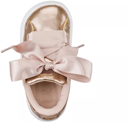 (Preschool) Puma Basket Heart Lunar Lux 'Creamed Tan' 365994-02 Lookbook (Preschool) Puma Basket Heart Lunar Lux 'Creamed Tan' 365994-02