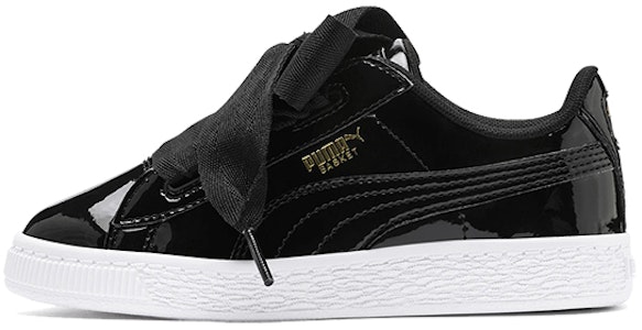 (PS) Puma Basket Heart Patent Niños 'Negro Blanco' 363352-01 Buy (PS) Puma Basket Heart Patent Niños 'Negro Blanco' 363352-01