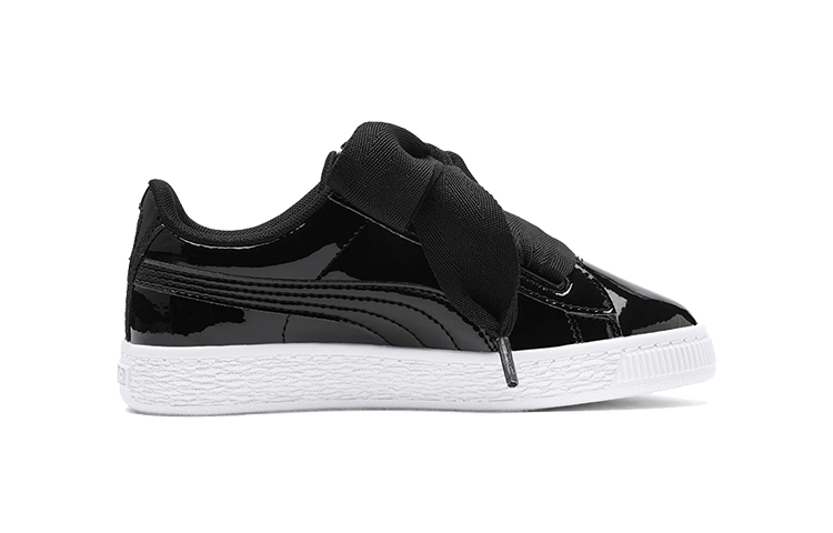 Order (PS) Puma Basket Heart Patent Niños 'Negro Blanco' 363352-01