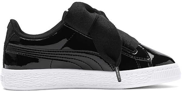 (PS) Puma Basket Heart Patent Niños 'Negro Blanco' 363352-01 Order (PS) Puma Basket Heart Patent Niños 'Negro Blanco' 363352-01