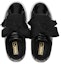 Lookbook (Preschool) Puma Basket Heart Patent Little 'Black White' 363352-01