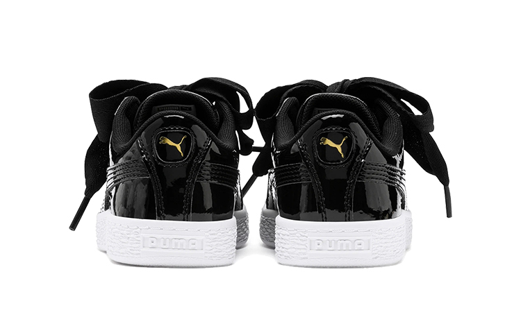 Shop (PS) Puma Basket Heart Patent Niños 'Negro Blanco' 363352-01