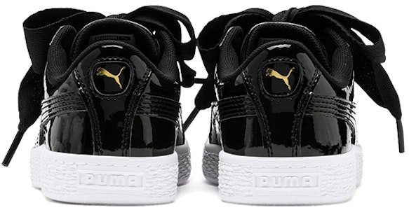 (PS) Puma Basket Heart Patent Niños 'Negro Blanco' 363352-01 Shop (PS) Puma Basket Heart Patent Niños 'Negro Blanco' 363352-01