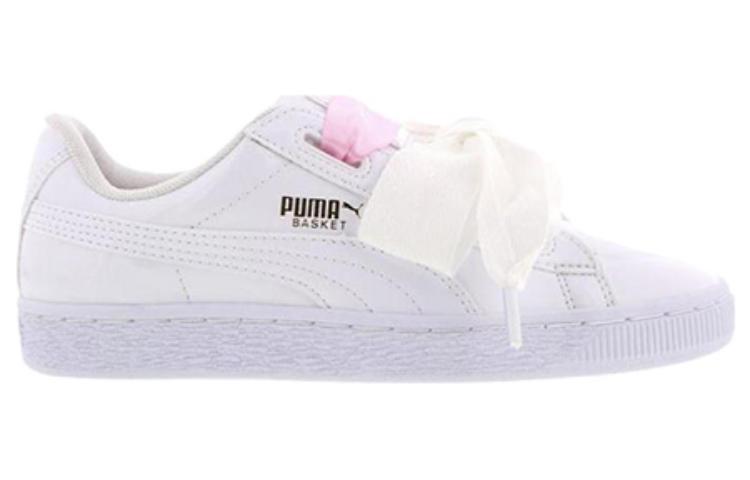 Order (PS) Puma Basket Heart Patent Junior Putih Tali Sepatu 'Putih Pink' 364817-02