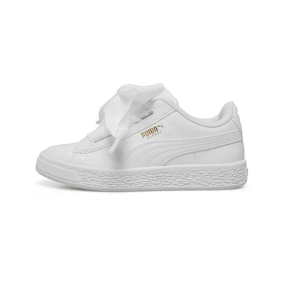 (PS) Puma Basket Heart Patent Little