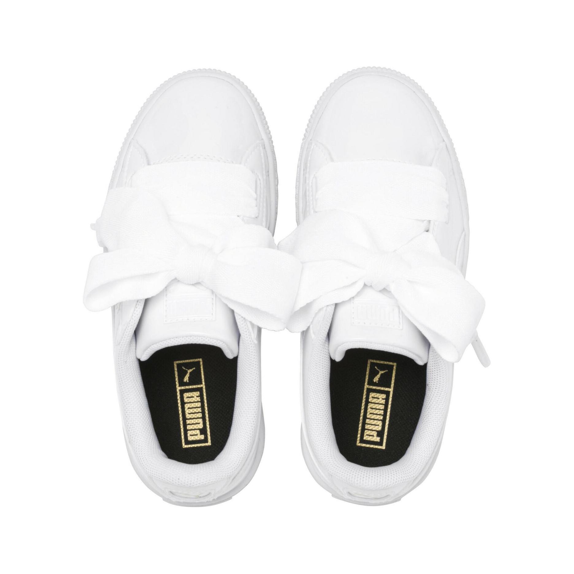 Lookbook (PS) Puma Basket Heart Patent Niños 363352-02