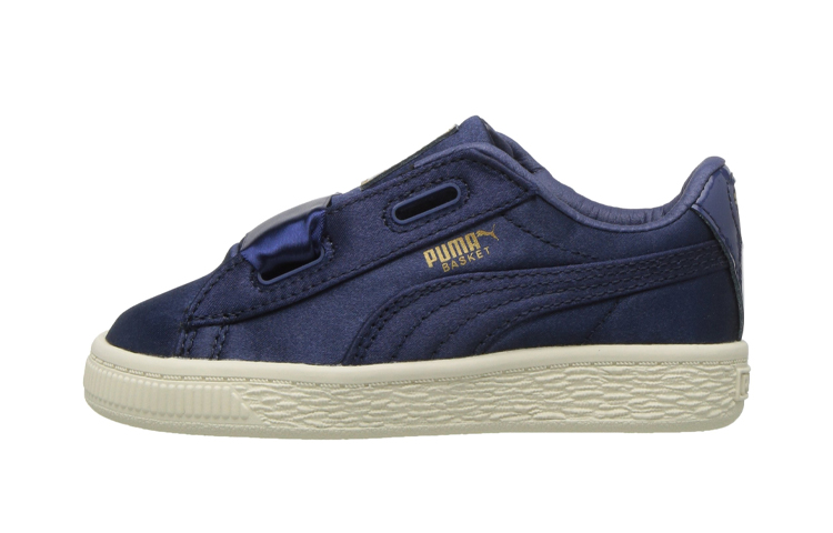 Preschool) Puma Basket Heart Tween Ps Sneakers Blue 365142-03  