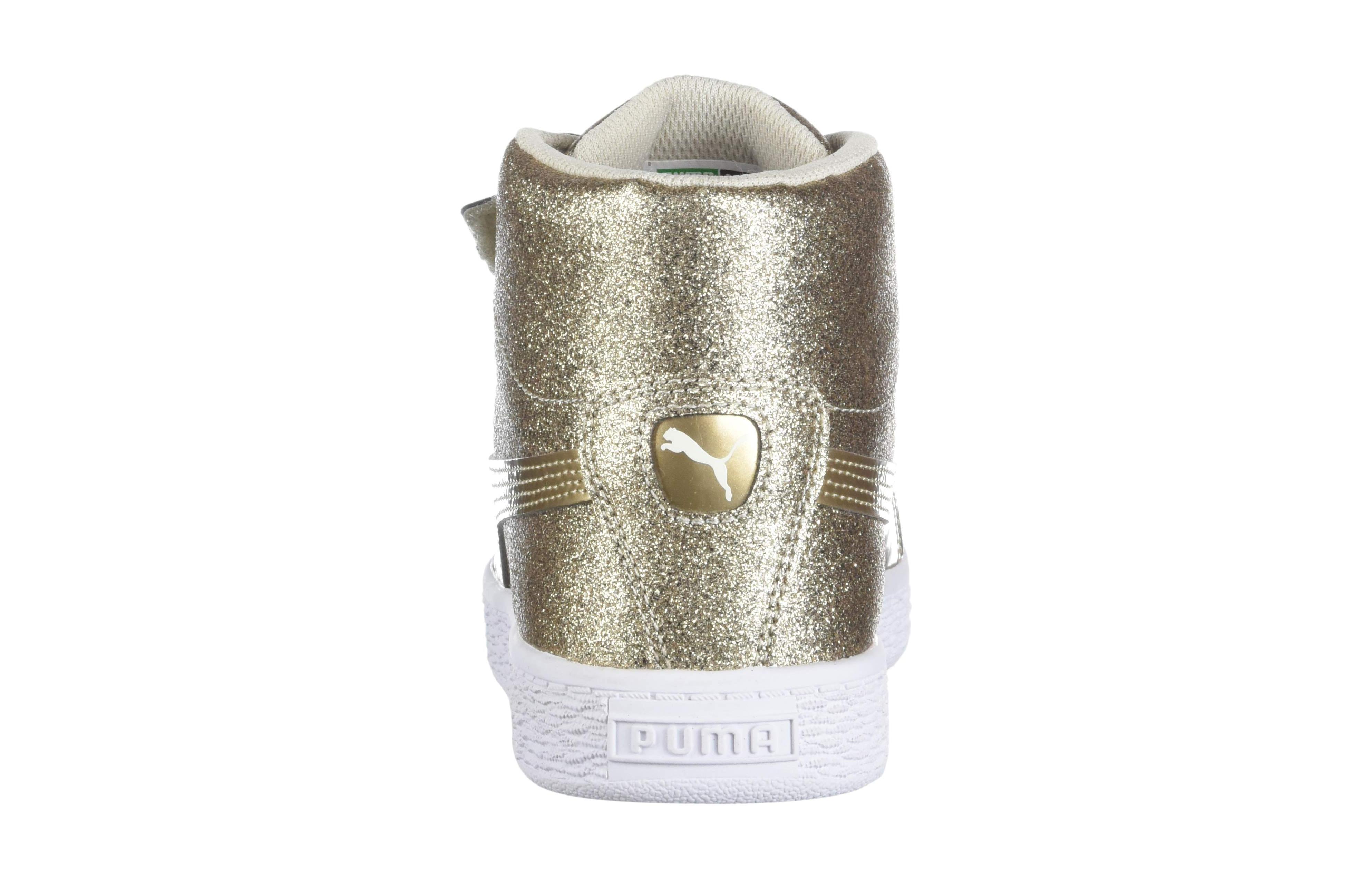 Shop (PS) (幼児用) プーマバスケットハイ 'ゴールド' 367571-02 367571-02
