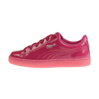 (PS) Puma Basket Patent Iced Glit Leisure Board Shoes K Pink