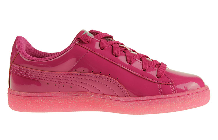 (PS) Puma Basket Patent Iced Glit Leisure Board Shoes K Pink 圖 2
