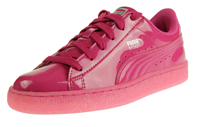 (PS) Puma Basket Patent Iced Glit Leisure Board Shoes K Pink 圖 3