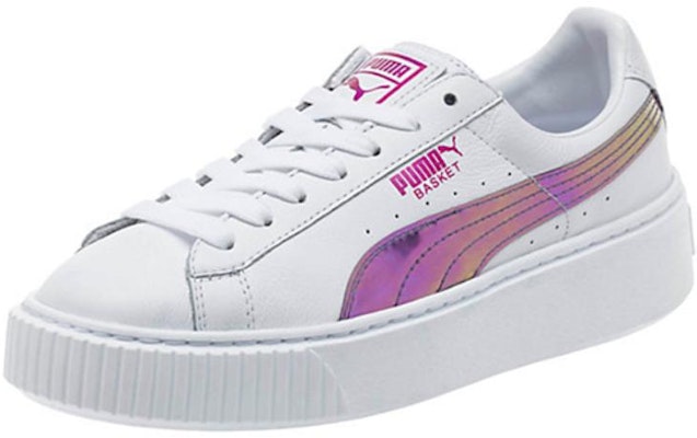 (PS) (幼児用) プーマ バスケット プラットフォーム レインボー「ホワイト」364529-02 364529-02 Order (PS) (幼児用) プーマ バスケット プラットフォーム レインボー「ホワイト」364529-02 364529-02