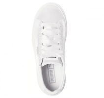 Order PUMA Basket 增高 低筒 滑板鞋 男女款 白色絲綢