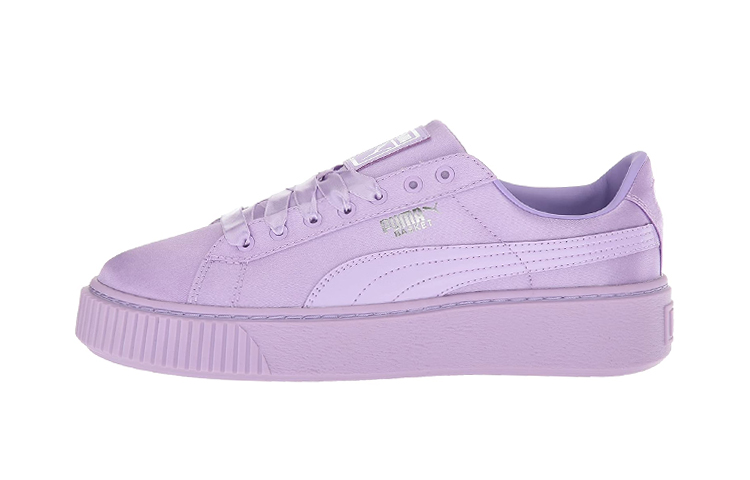 (PS) Puma Basket Platform Tween 'Purple'