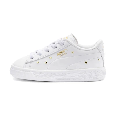 (PS) Puma Basket Studs Ps Board Shoes White