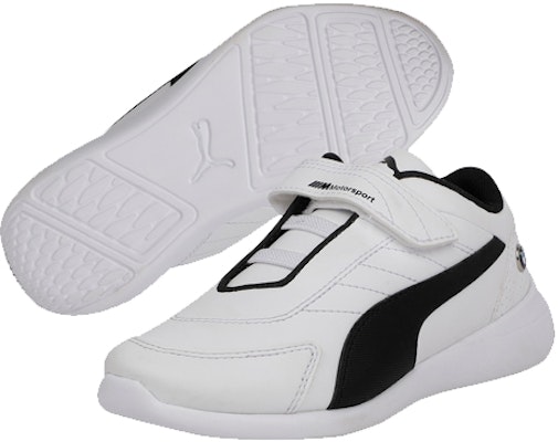 (Preschool) Puma BMW M Motorsport Velcro 'White Low-Top Trainer' 306432-02 Lookbook (Preschool) Puma BMW M Motorsport Velcro 'White Low-Top Trainer' 306432-02