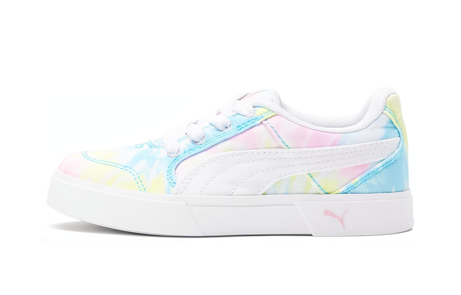(Preschool) Puma C-Rey CV 'White Blue Pink Tie-Dye' 383288-01