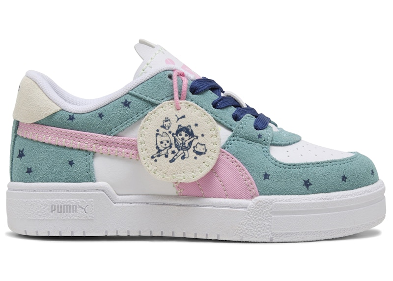 (PS) Puma Gabby's Dollhouse Puma Ca Pro Little Kid 'White Pink Shimmer'