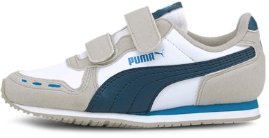 (Preschool) Puma Cabana Racer Sport Shoes Gray/Blue 360732-85 (Preschool) Puma Cabana Racer Sport Shoes Gray/Blue 360732-85