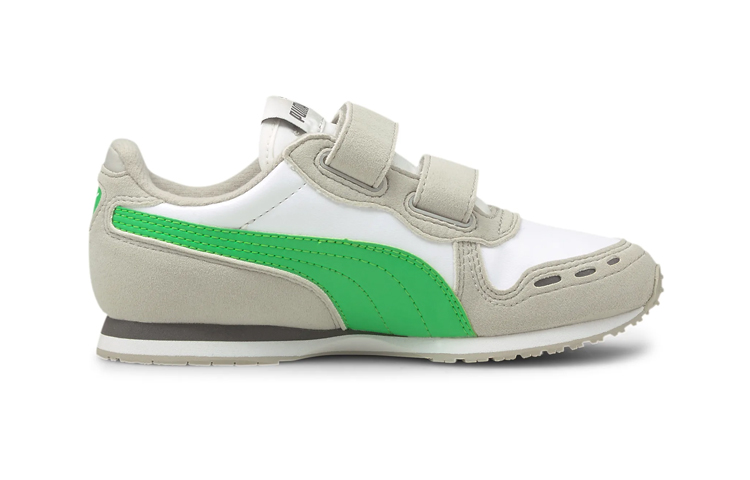 Order 中童 PUMA Cabana Racer 低筒 兒童跑步鞋 灰綠