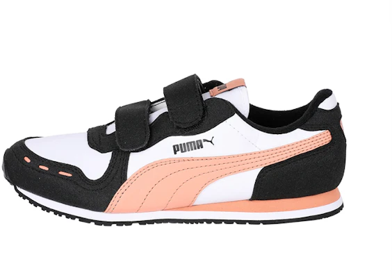 中童 PUMA Cabana Racer 魔術貼運動 低筒 孩童跑步鞋 黑粉白 Buy 中童 PUMA Cabana Racer 魔術貼運動 低筒 孩童跑步鞋 黑粉白