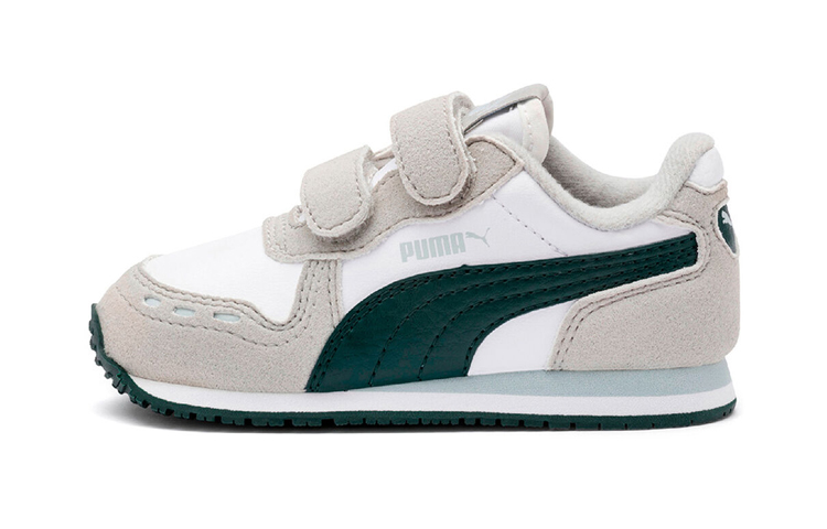 Buy 中童 PUMA Cabana Racer 魔術貼 低筒 兒童跑步鞋 灰黑