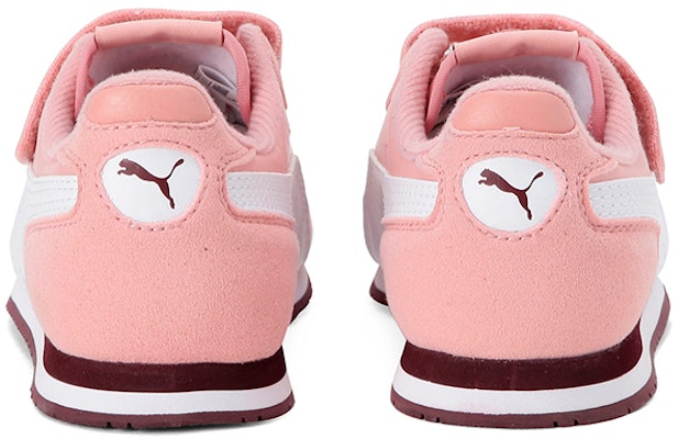 中童 PUMA Cabana Racer 運動 低筒 兒童跑步鞋 粉棕白 Shop 中童 PUMA Cabana Racer 運動 低筒 兒童跑步鞋 粉棕白