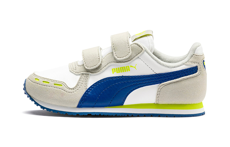 (Preschool) Puma Cabana Racer /Yellow/Blue 'White' 360732-77