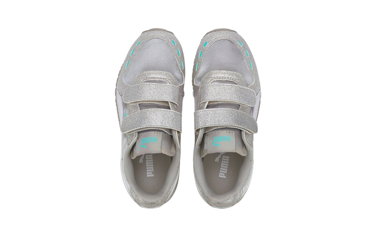 Lookbook (PS) Puma Cabana Racer Glitz Kasut Sukan Perak/Kelabu 370985-06