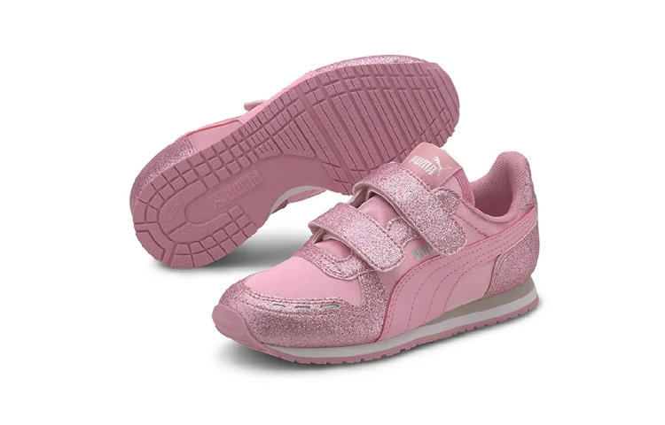 Shop (Preschool) Puma Cabana Racer Glitz Sports Sneakers Pink 370985-05