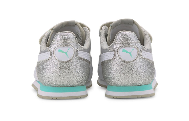 Shop (PS) Puma Cabana Racer Glitz Kasut Sukan Perak/Kelabu 370985-06