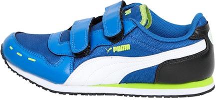 (Preschool) Puma Cabana Racer Mesh V 'Blue White Velcro' 363309-06 (Preschool) Puma Cabana Racer Mesh V 'Blue White Velcro' 363309-06
