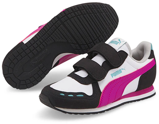 (Preschool) Puma Cabana Racer SL V 'Black Purple White' 383730-03 Purchase (Preschool) Puma Cabana Racer SL V 'Black Purple White' 383730-03
