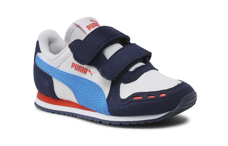 Lookbook (Preschool) Puma Cabana Racer SL V 'Blue White Orange' 360732-93