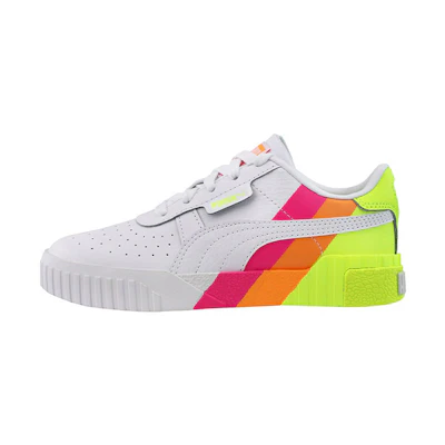 (PS) Puma Cali 'Geometry White Yellow'