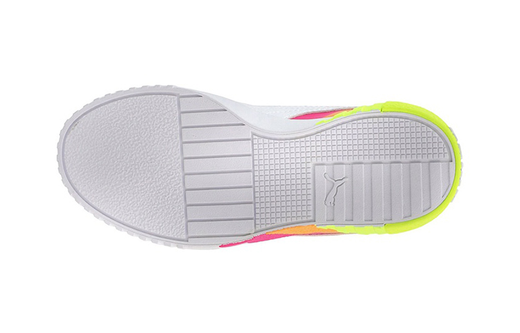 Buy (Preschool) Puma Cali 'Geometry White Yellow' 373766-02 - Novelship