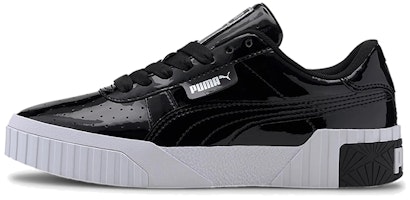 (Youth) Puma Cali Patent Casual Board Shoes Black/White 372528-02 (Youth) Puma Cali Patent Casual Board Shoes Black/White 372528-02