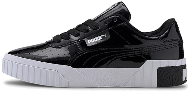 (JR) Puma Cali Patent Zapatos Casuales de Skate Negro/Blanco 372528-02 Buy (JR) Puma Cali Patent Zapatos Casuales de Skate Negro/Blanco 372528-02