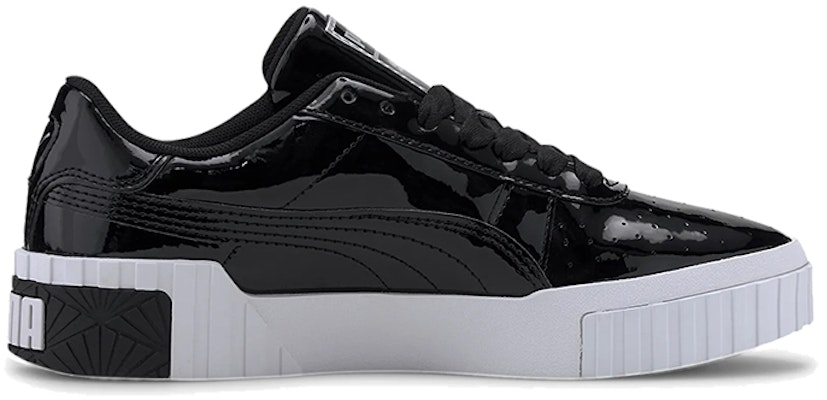 (Youth) Puma Cali Patent Casual Board Shoes Black/White 372528-02 Order (Youth) Puma Cali Patent Casual Board Shoes Black/White 372528-02