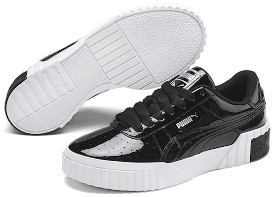 (Youth) Puma Cali Patent Casual Board Shoes Black/White 372528-02 Purchase (Youth) Puma Cali Patent Casual Board Shoes Black/White 372528-02