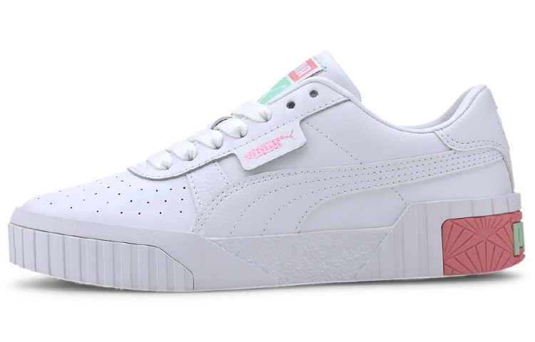 Buy (PS) 彪马Cali白色/粉色运动鞋 372843-09