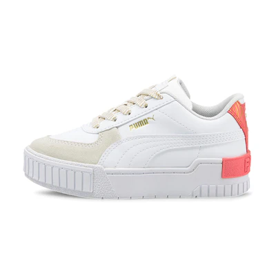 (PS) Puma Cali Sport Fireworks Casual Board Shoes White/Pink