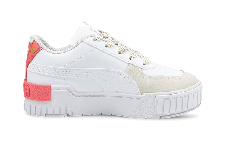 (PS) Puma Cali Sport Fireworks Casual Board Shoes White/Pink 圖 2