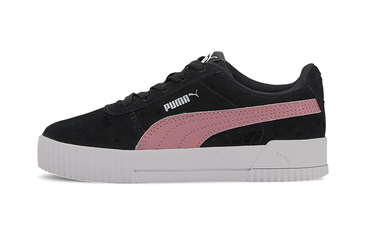 (PS) Puma Carina Casual Board Shoes Black/Pink/White