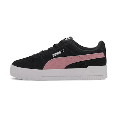 (PS) Puma Carina Casual Board Shoes Black/Pink/White