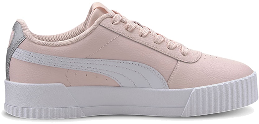 (JR) プーマ カリーナL カジュアル (ピンク/白/グレー) 370677-07 Order (JR) プーマ カリーナL カジュアル (ピンク/白/グレー) 370677-07