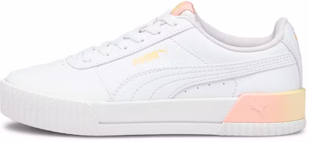 (Youth) Puma Carina Summer Fade 'White Yellow' 368765-01 (Youth) Puma Carina Summer Fade 'White Yellow' 368765-01