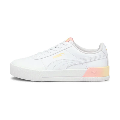 (Youth) Puma Carina Summer Fade 'White Yellow'
