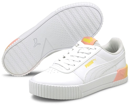 (Youth) Puma Carina Summer Fade 'White Yellow' 368765-01 Lookbook (Youth) Puma Carina Summer Fade 'White Yellow' 368765-01
