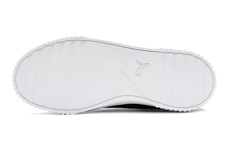 (Youth) Puma Carina L Casual Board Shoes Black/White/Red 圖 6